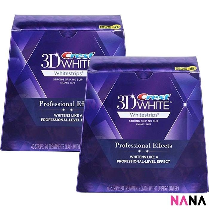Oral - B Crest 3D White Professional Effects Whitestrips (80 Strips/ 40 Treatments) - NANA MALL
