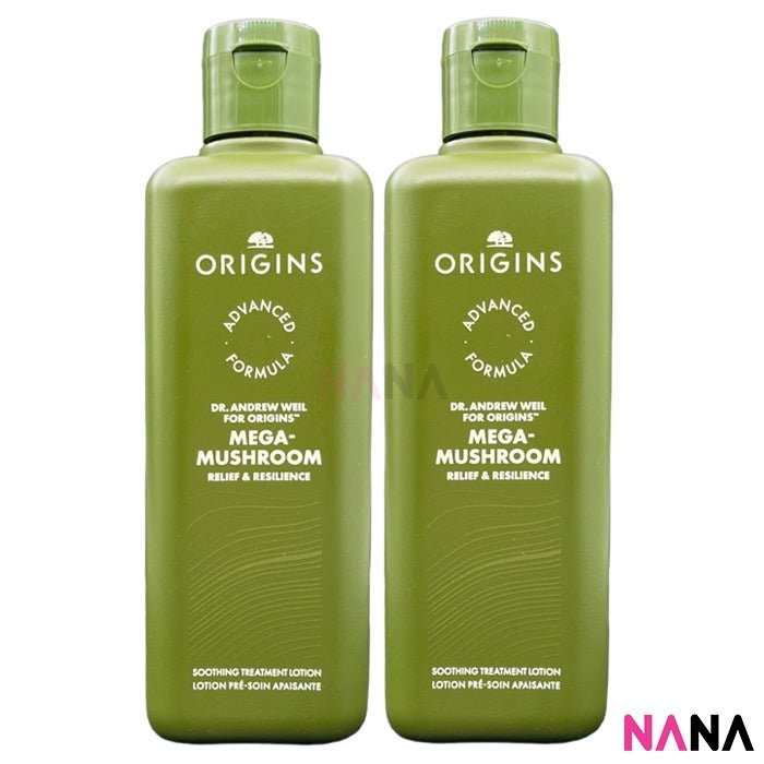 Origins Advanced Formula Dr.Andrew Weil for Origins Mega - Mushroom Relief & Resilience Soothing Treatment Lotion 200ml x2 - NANA MALL
