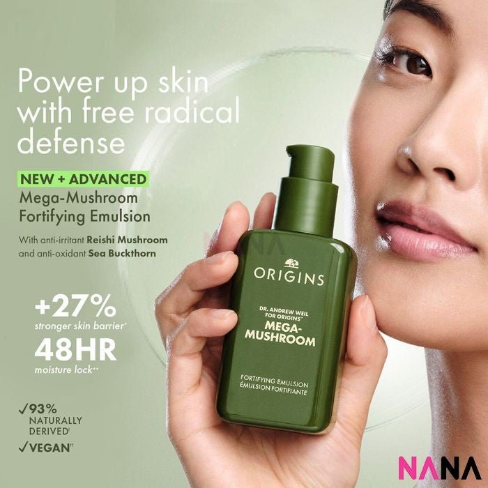 Origins Mega - Mushroom Antioxidant Defense Relief & Resilience Fortifying Emulsion 100ml - NANA MALL