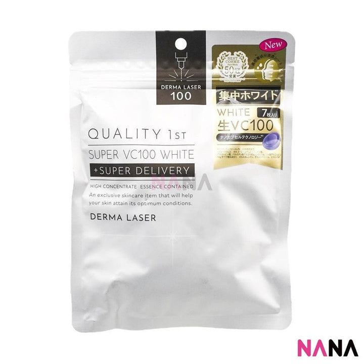 QUALITY FIRST Derma Laser Super VC100 White 7Sheets - NANA MALL