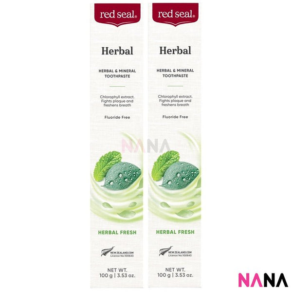 Red Seal Herbal Toothpaste 100g x 2pcs - NANA MALL