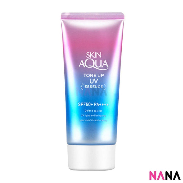 Rohto Skin Aqua Tone Up UV Essence SPF50+ PA++++ 80g - Lavender - NANA MALL