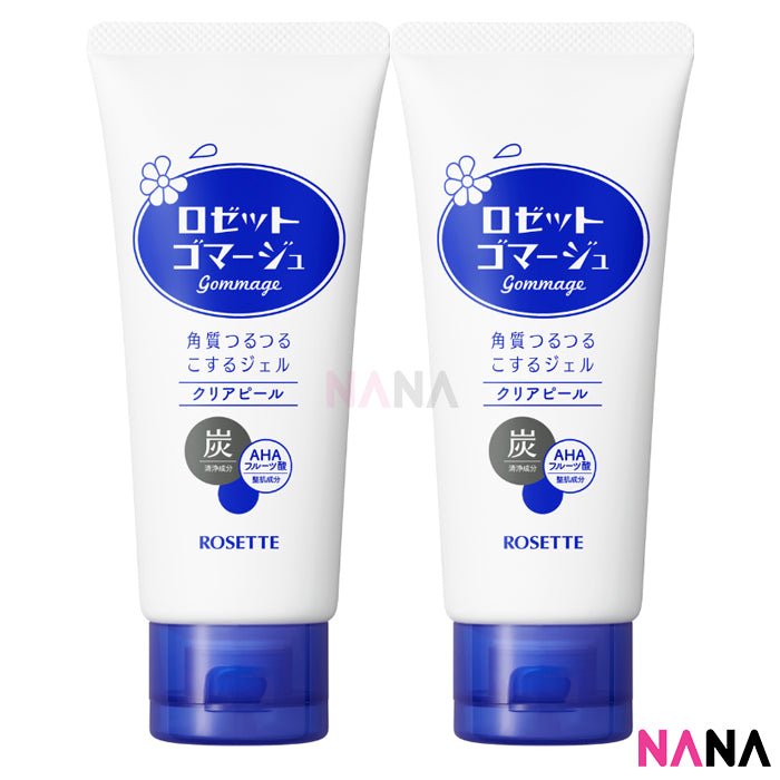 Rosette Japan AHA Pore Peeling Gel Cleanser 120g - Original/ Blue (2pcs) - NANA MALL