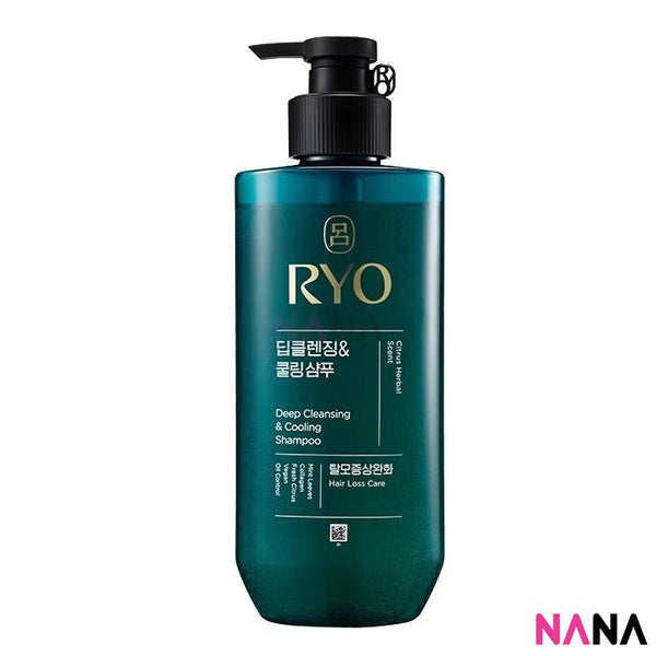 RYO Deep Cleansing & Cooling Shampoo 480ml - Green - NANA MALL