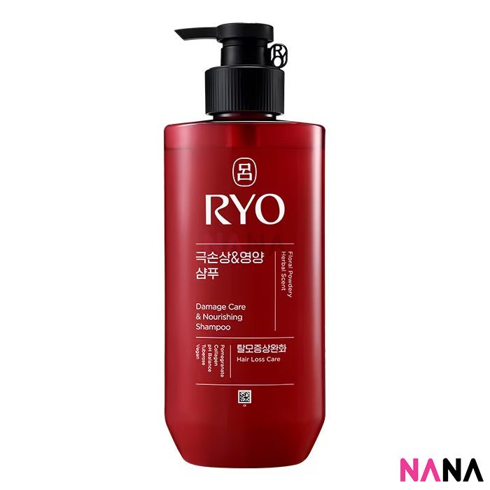 RYO Hambit Damage Care & Nourishing Shampoo 480ml - Red - NANA MALL