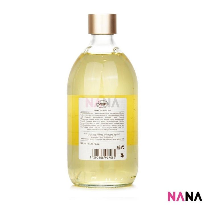 SABON Shower Oil - Green Rose 500ml - NANA MALL