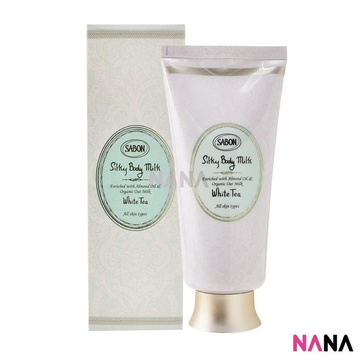 SABON Silky Body Milk - White Tea 200ml - NANA MALL