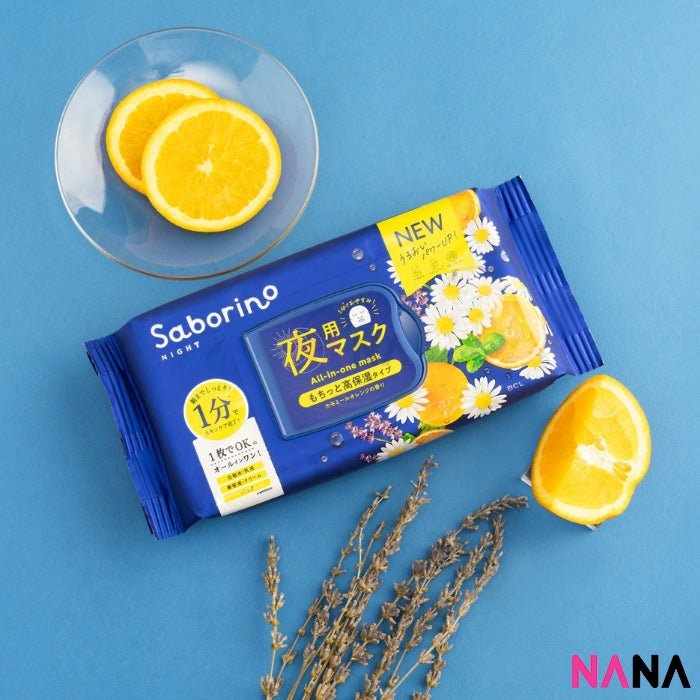 Saborino Goodnight Sleeping Mask 5 in 1 Goodness - Chamomile & Grapefruit 30 Sheets - NANA MALL