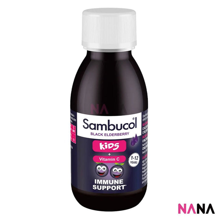 Sambucol Kids Black Elderberries + Vitamin C Liquid 120ml - NANA MALL