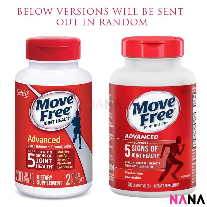 Schiff Move Free Advanced Joint Health Supplement with Glucosamine and Chondroitin 200 Tablets - NANA MALL