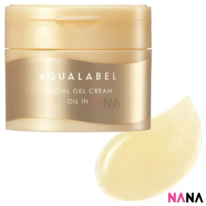 SHISEIDO Aqualabel All in One Special Gel Cream Oil In 90g - Gold - NANA MALL
