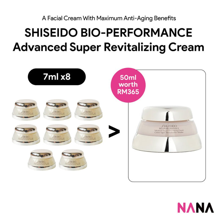 SHISEIDO BIO - PERFORMANCE Advanced Super Revitalizing Cream Sample Pack (7ml x 8/4) - NANA MALL