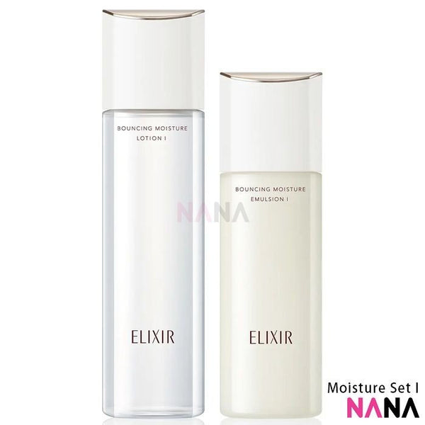 SHISEIDO Elixir Bouncing Moisture Set I (Lotion 170ml + Emulsion 130ml) - NANA MALL