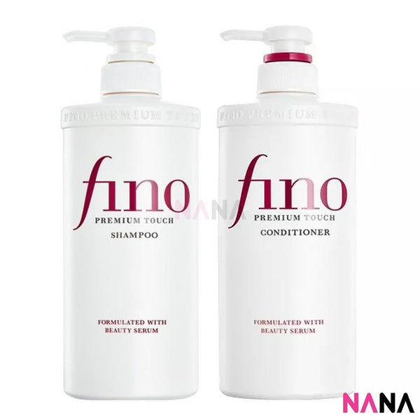 Shiseido 資生堂 FINO Premium Touch Repair Hair Set ( Shampoo 550ml + Conditioner 550ml) - NANA MALL