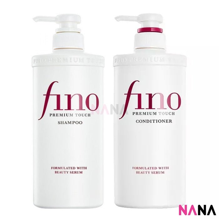 Shiseido 資生堂 FINO Premium Touch Repair Hair Set ( Shampoo 550ml + Conditioner 550ml) - NANA MALL