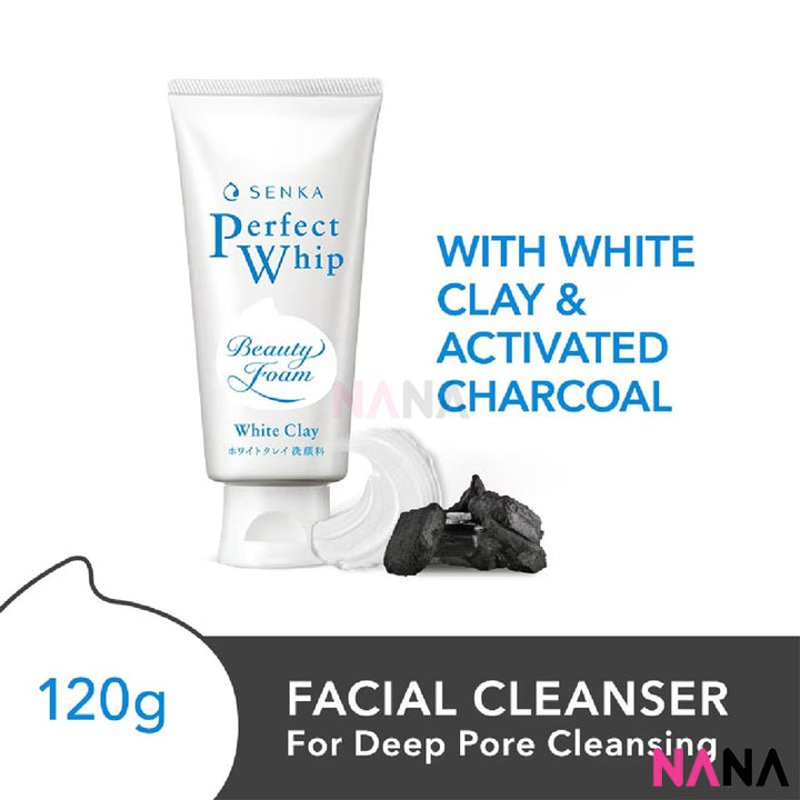 Shiseido Senka Perfect Cleansing Foam 120g - White Clay - NANA MALL