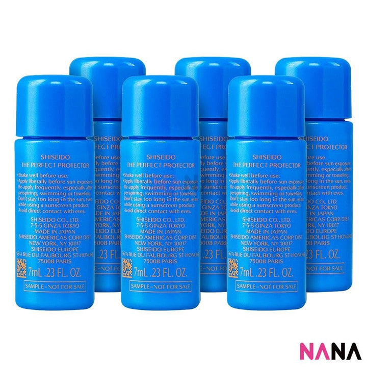 SHISEIDO The Perfect Protector SPF50+ PA++++ Sample Pack (7ml x 6/3) - NANA MALL