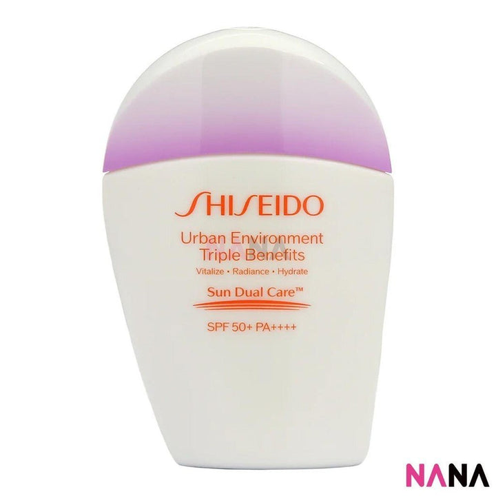 SHISEIDO Urban Environment Triple Beauty Suncare Emulsion SPF 50+ PA++++ 30ml - NANA MALL