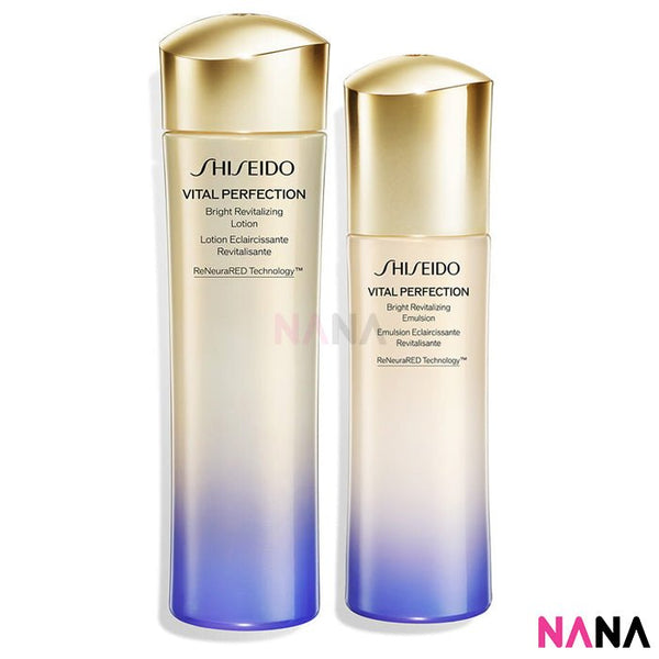 Shiseido VITAL PERFECTION Bright Revitalizing Basic Set (Toner 150ml + Emulsion100ml) - NANA MALL