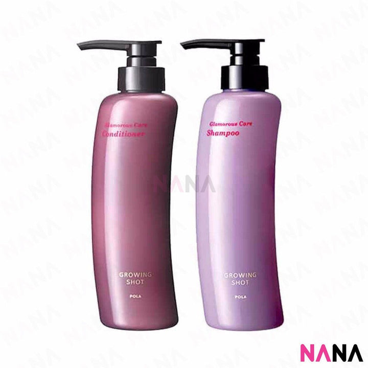 Shopee x Pola Brand Box - Pola Growing Shot Glamorous care Set(Shampoo + Conditioner) 370ml + 370ml - NANA MALL