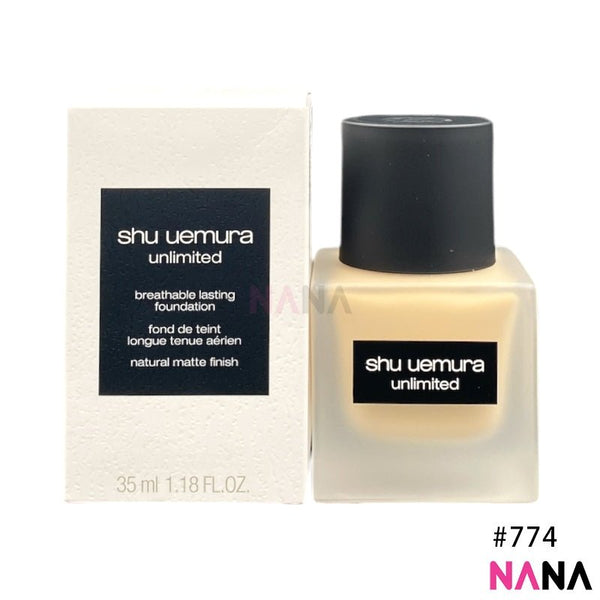 Shu Uemura Unlimited Breathable Lasting Foundation Natural Semi - Matte SPF24 PA+++ 774 35ml - NANA MALL