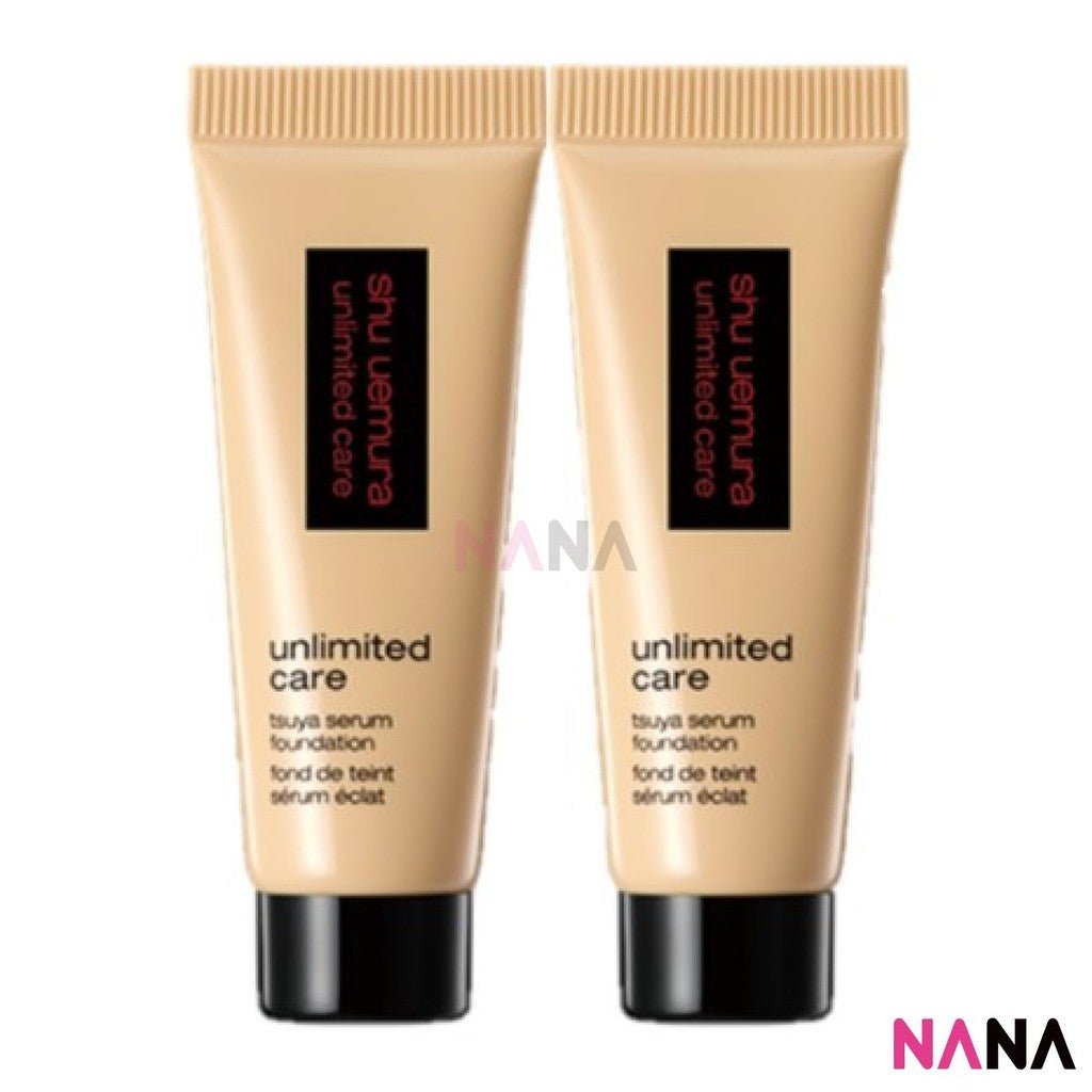 shu uemura unlimited care tsuya serum foundation #584 Sample Pack