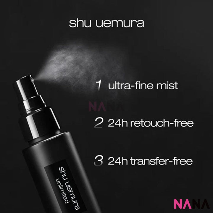 shu uemura Unlimited Lasting Makeup Fix Mist Sample Pack (30ml x 3/2/1) - NANA MALL