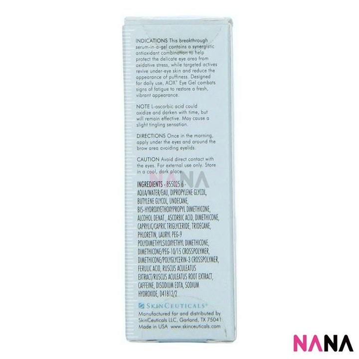 Skin Ceuticals AOX+ Eye Gel 15ml - NANA MALL