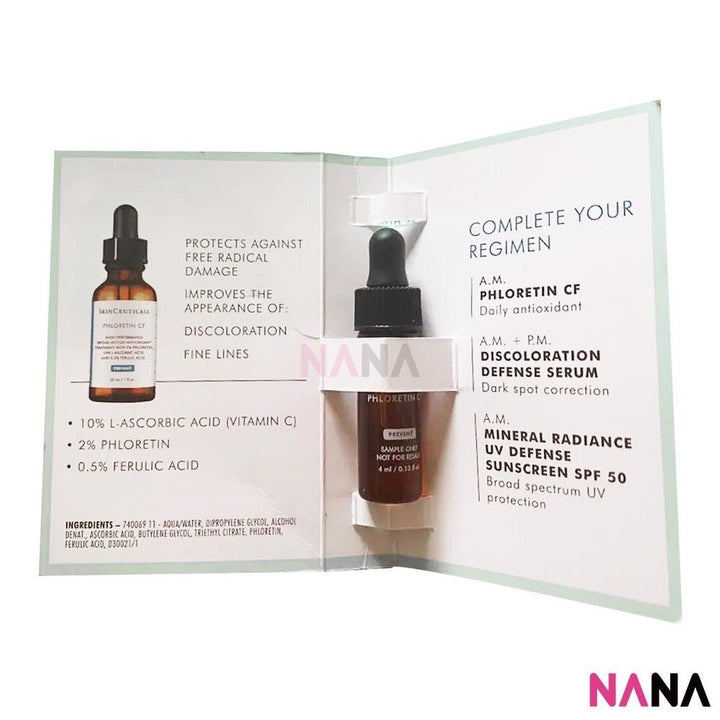 Skin Ceuticals Phloretin CF Antioxidants Serum Sample Pack (4ml x 9/6/3) - NANA MALL