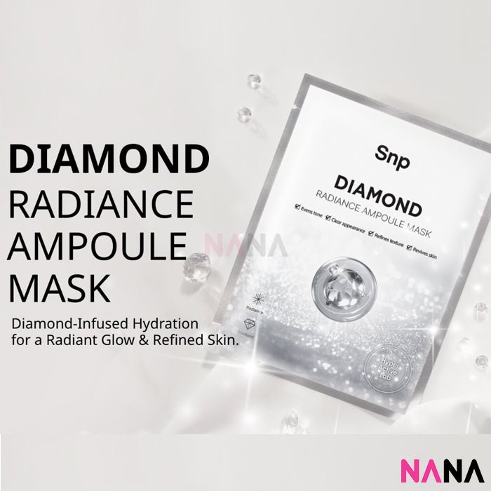 SNP Diamond Brightening Ampoule Mask (10 Pcs) - NANA MALL
