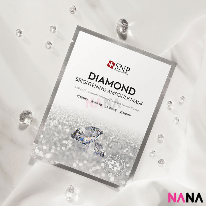SNP Diamond Brightening Ampoule Mask (10 Pcs) - NANA MALL