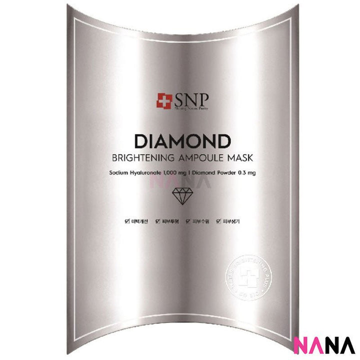 SNP Diamond Brightening Ampoule Mask (10 Pcs) - NANA MALL