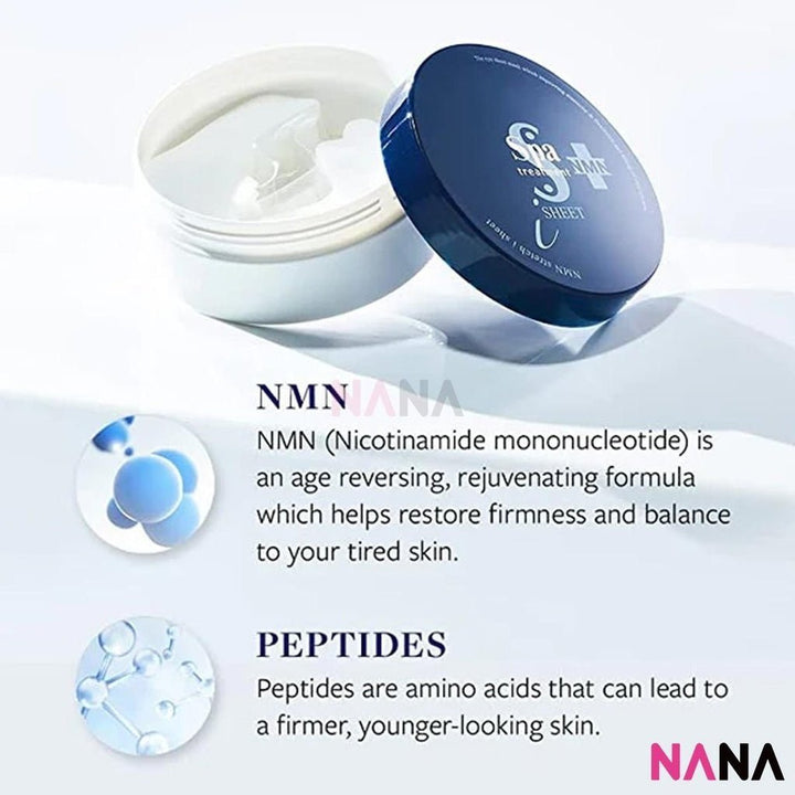Spa treatment NMN Stretch iSheet Eye Mask - Blue 60 Sheets - NANA MALL