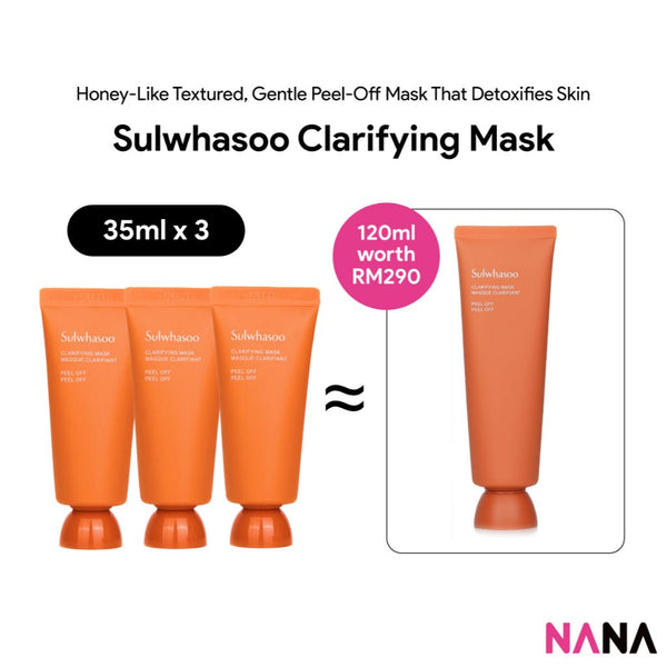 Sulwhasoo Clarifying Mask Sample Pack (35ml x 3/2/1) - NANA MALL