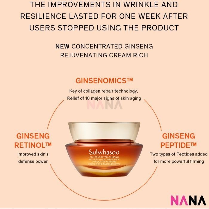 Sulwhasoo Concentrated Ginseng Rejuvenating Cream Rich 50ml - NANA MALL