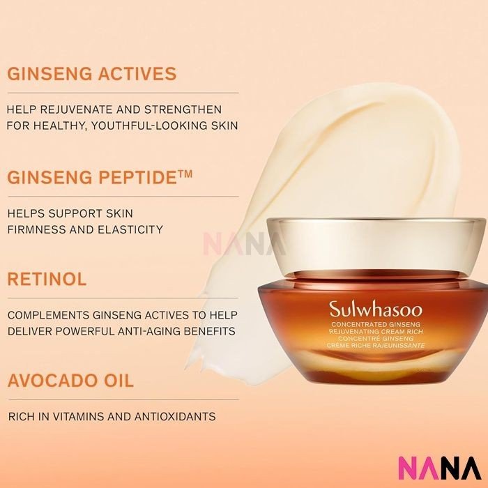 Sulwhasoo Concentrated Ginseng Rejuvenating Cream Rich 50m | NANA MALL