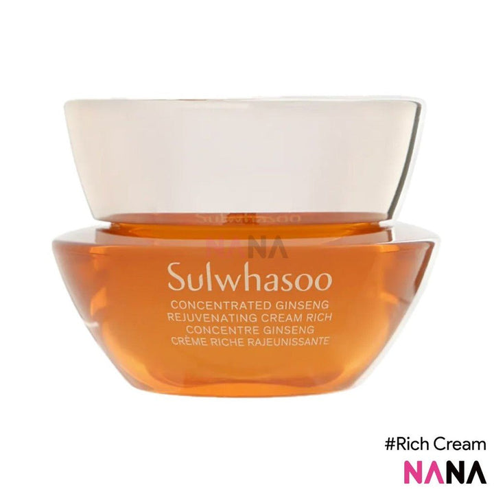 Sulwhasoo Concentrated Ginseng Rejuvenating Cream Rich Sample Pack (10ml x 3/6) - NANA MALL