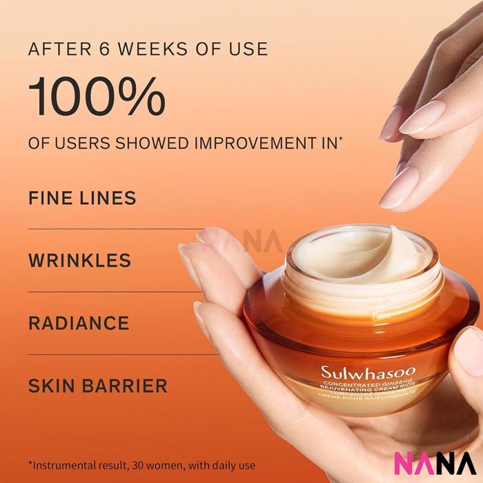 Sulwhasoo Concentrated Ginseng Rejuvenating Cream Rich Sample Pack (5ml x 10/5) - NANA MALL
