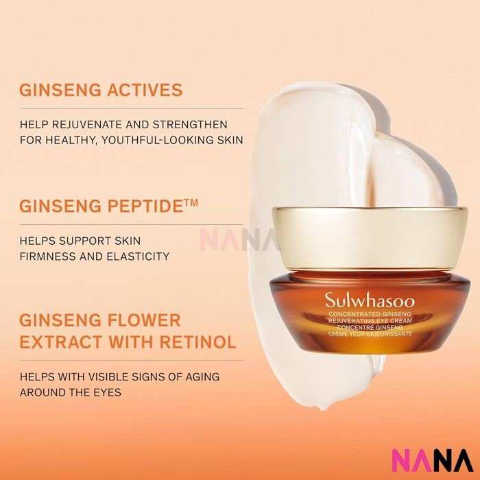 Sulwhasoo Concentrated Ginseng Rejuvenating Eye Cream 15ml - NANA MALL
