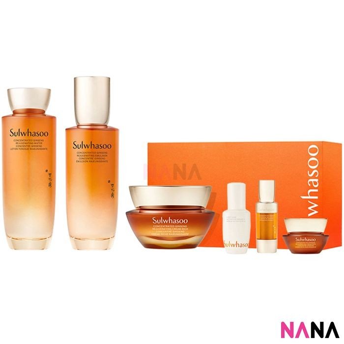 Sulwhasoo Concentrated Ginseng Rejuvenating Intensive Set (3Items) - NANA MALL