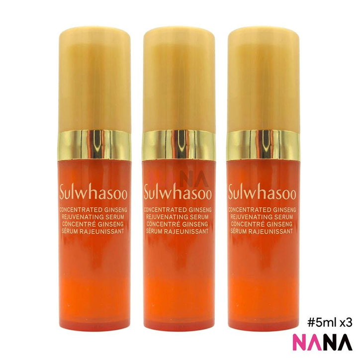 Sulwhasoo Concentrated Ginseng Rejuvenating Serum 5ml x3 - NANA MALL