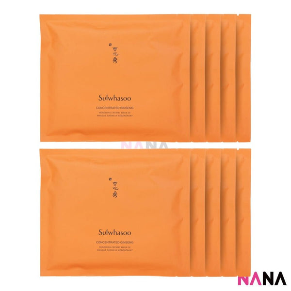 Sulwhasoo Concentrated Ginseng Renewing Creamy Mask EX 10pcs - NANA MALL