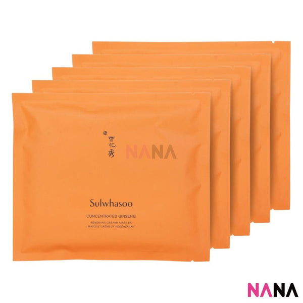 Sulwhasoo Concentrated Ginseng Renewing Creamy Mask EX 5pcs - NANA MALL