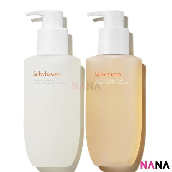 SULWHASOO Gentle Cleansing Foam Cleanser 200ml + Gentle Cleansing Oil 200ml - NANA MALL