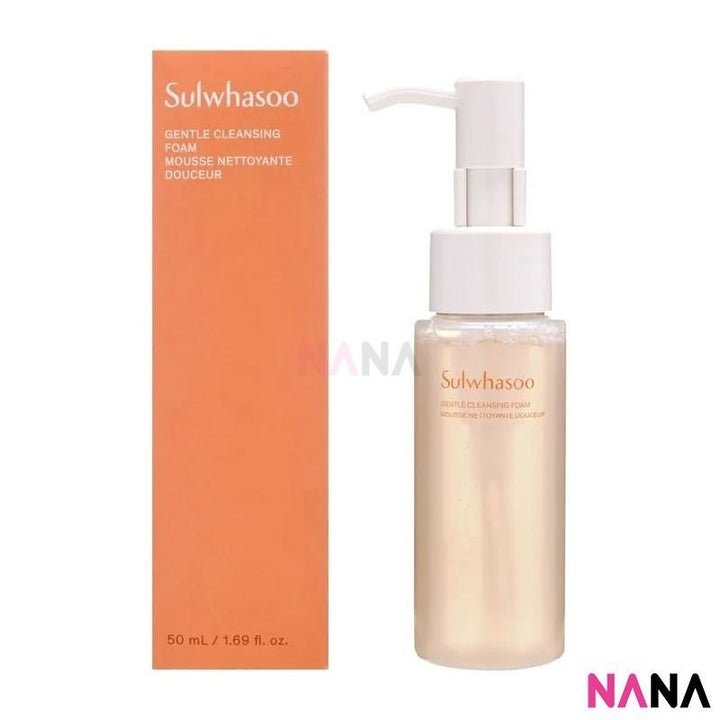 SULWHASOO Gentle Cleansing Foam Cleanser 50ml + Gentle Cleansing Oil 50ml - NANA MALL