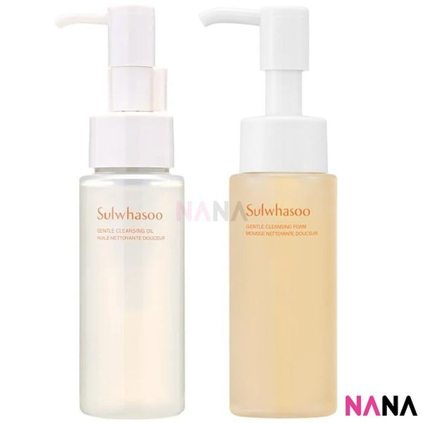 SULWHASOO Gentle Cleansing Foam Cleanser 50ml + Gentle Cleansing Oil 50ml - NANA MALL