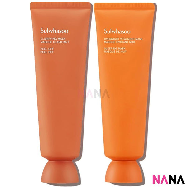 SulWhaSoo Overnight Vitalizing Mask 120ml + SulWhaSoo Clarifying Mask 120ml - NANA MALL