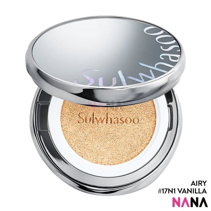 SULWHASOO Perfecting Cushion Airy SPF50+ PA+++ 17N1 VANILLA (15g + 15g Refill) - NANA MALL