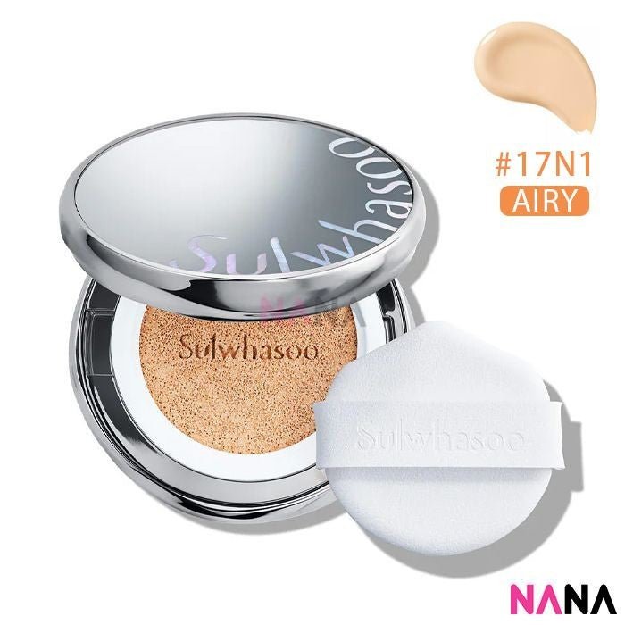SULWHASOO Perfecting Cushion Airy SPF50+ PA+++ 17N1 VANILLA (15g + 15g Refill) - NANA MALL