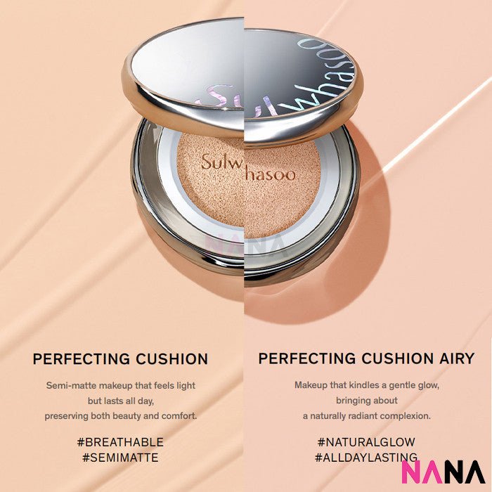Sulwhasoo Perfecting Cushion SPF50+ PA+++ 23N1 SAND (15g + 15g Refill) - NANA MALL